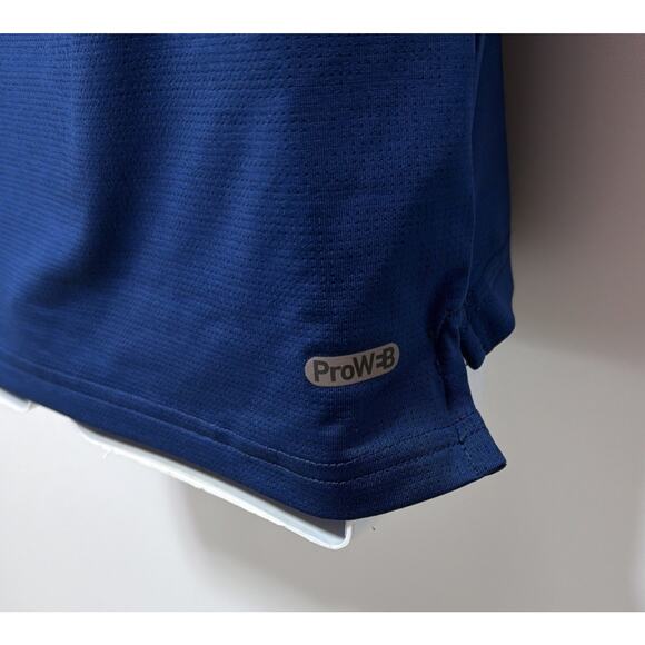 Spyder Active T-Shirt Men's Small Navy Stretch Short Sleeve Pro Web Tee - Picture 3 of 7